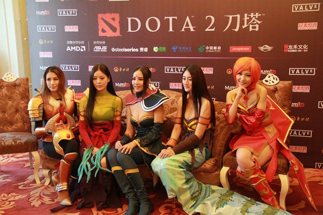 DOTA女战队风采，女性游戏力量的魅力展示